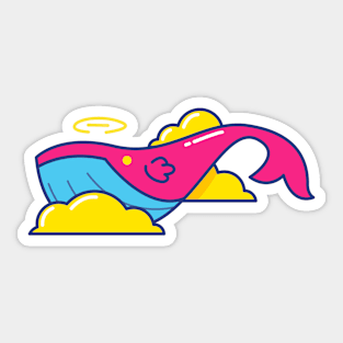 Baleine celeste Sticker